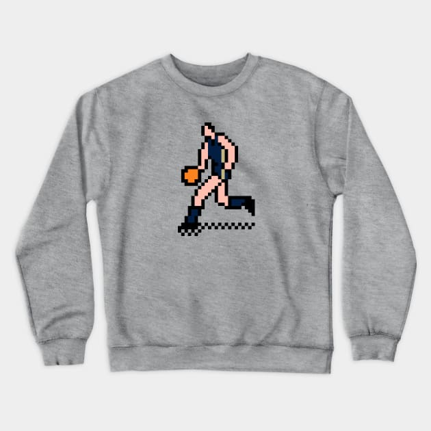 8-Bit Basketball - Tulsa Crewneck Sweatshirt by The Pixel League
